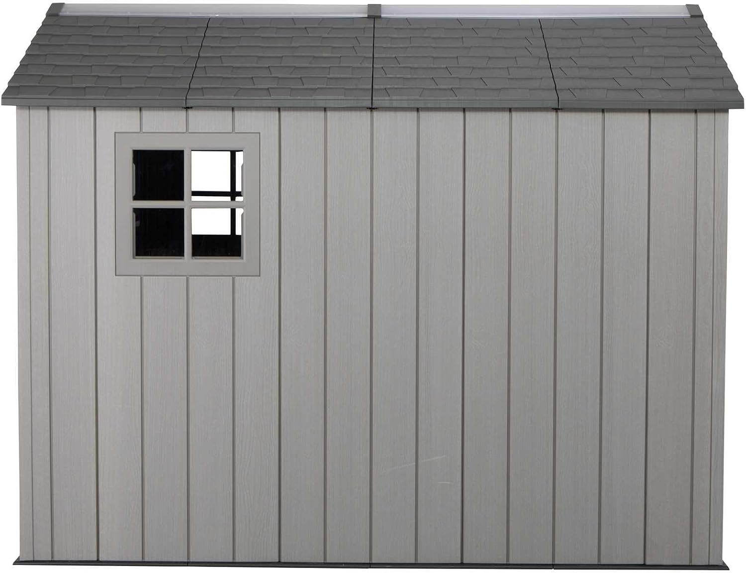 Lifetime 60310 Garden Storage Shed, 7 x 9.5 ft (213 x 289 cm), High-Density Polyethylene (HDPE), Steel-Reinforced Apex Roof, Tan